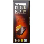 Шоколад чорний апельсин із мигдалем Moser Roth Orange Mandel 125 г