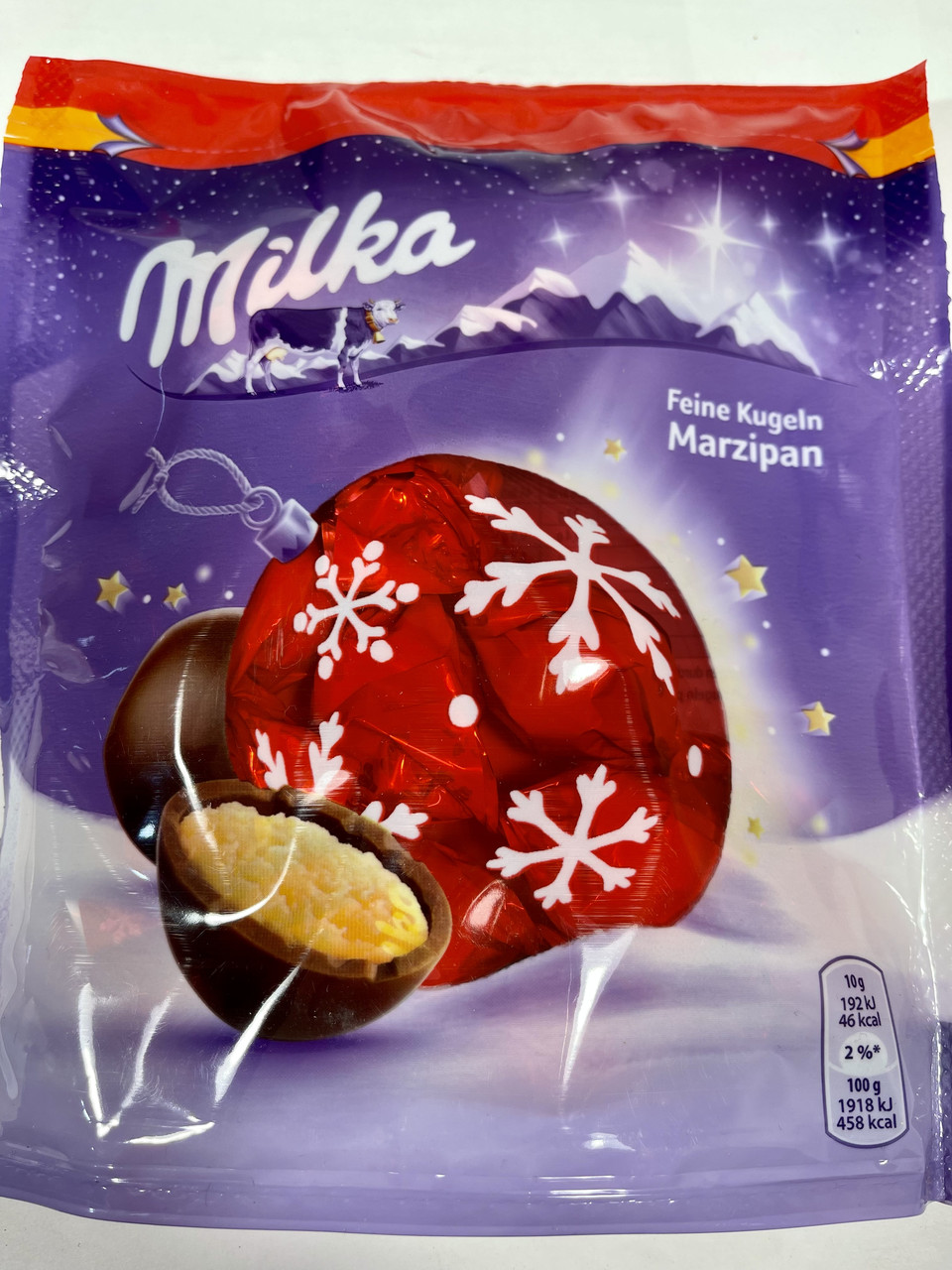 Шоколадні цукерки Марципан Milka Feine Kugeln Marzipan 90 г Швейцарія