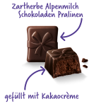 Шоколадні цукерки Праліне з шоколадним кремом Milka Pralines Subes Mitbringsel 110 г Швейцарія
