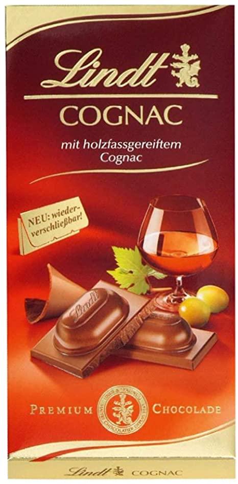 Шоколад молочний з Коньяком Lindt Cognac 100г Німеччина