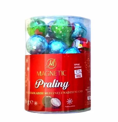 Цукерки шоколадні Праліне "Зимові кульки" Magnetic Zimove Kule 416 г Польща
