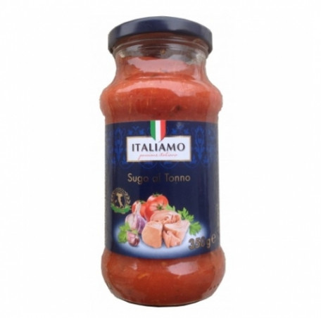 Соус з тунцем, помідорами, часником і зеленню Italiamo Sugo al Tonno 350г Італія