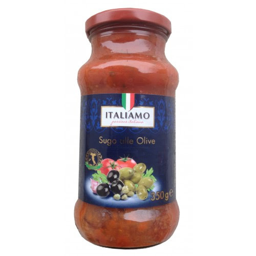 Соус з оливками, томатами і зеленню Italiamo Sugo al Olive 350г Італія