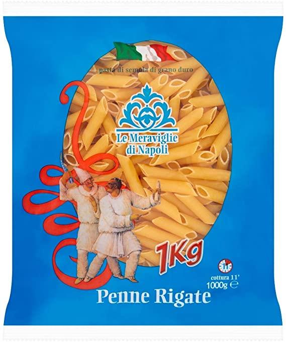 Макаронні вироби Le Meraviglie Di Napoli Penne Rigate 1000г Італія