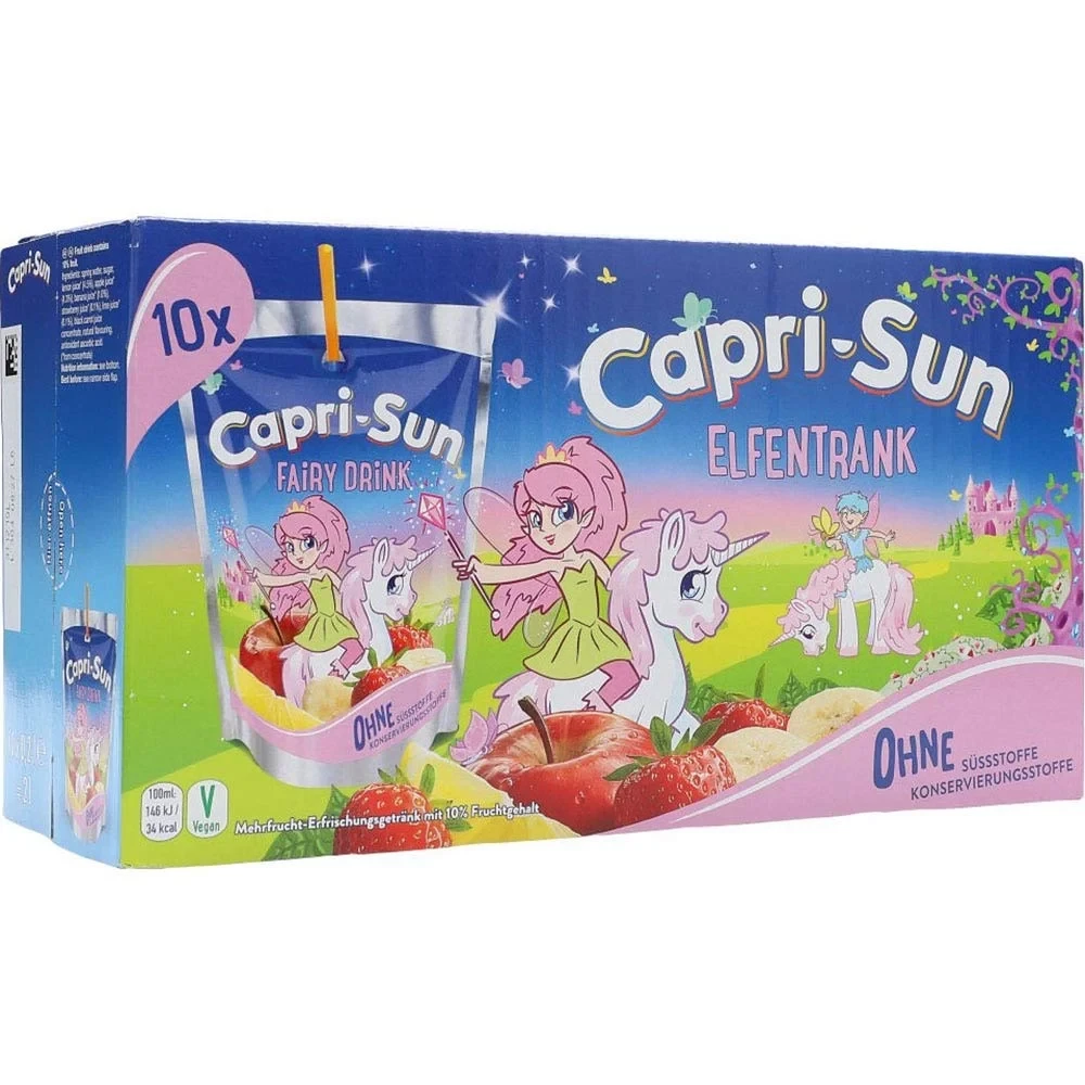 Сік Capri-Sun Fairy-Drink 200 мл (10шт/1упак) Німеччина
