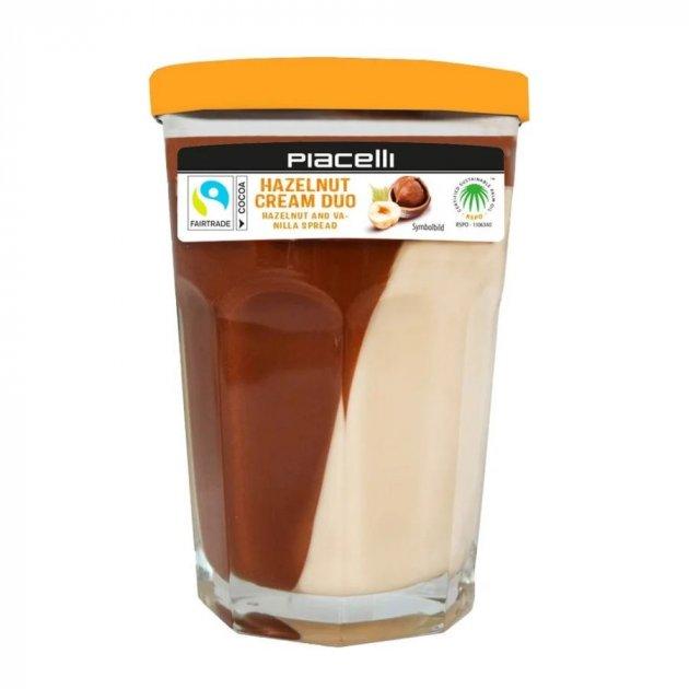 Шоколадна паста (крем) Piacelli Hazelnut Cream Duo Piacelli 350 г Австрія