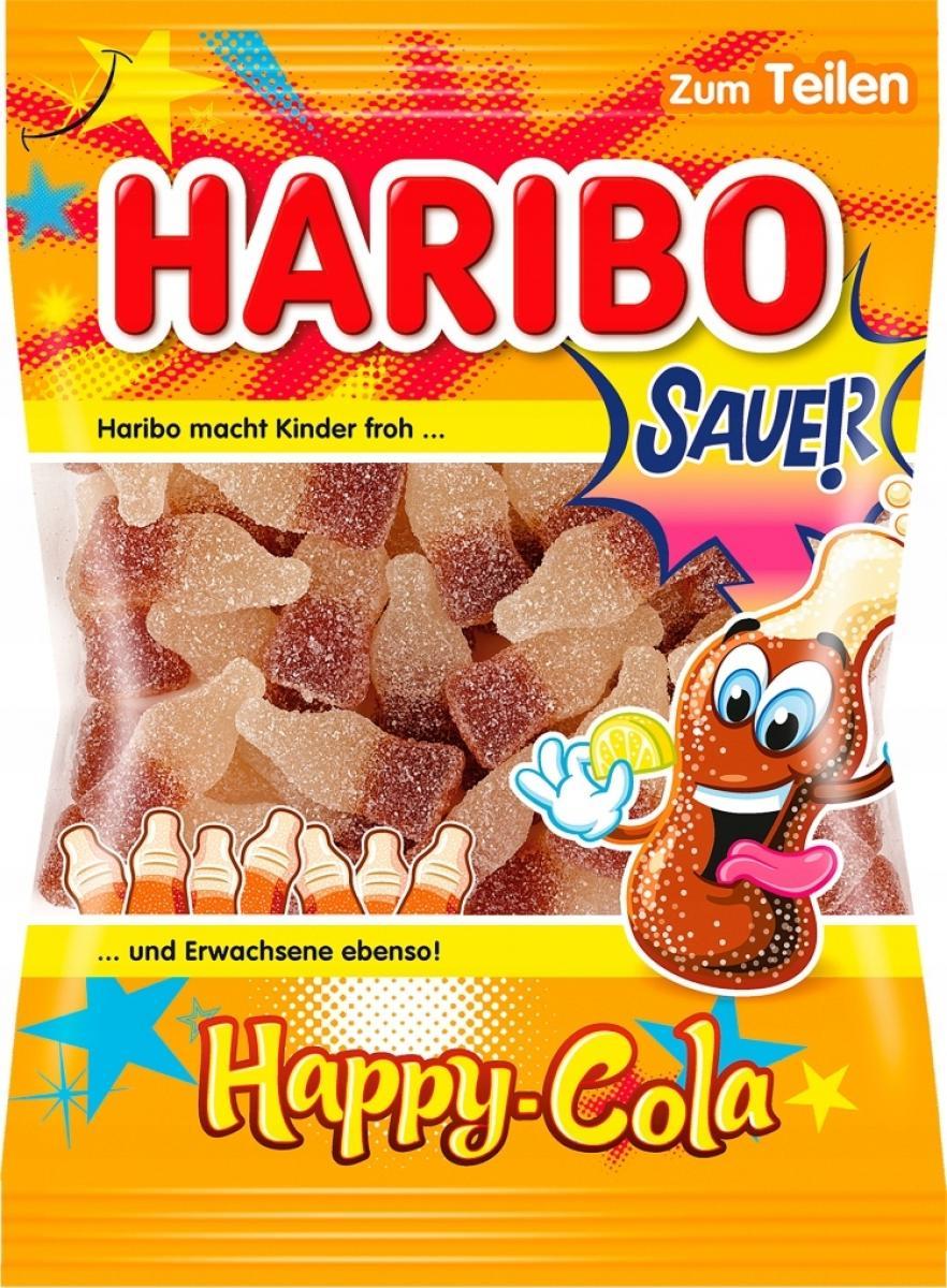 Желейні цукерки Хеппі Кола кислі Haribo Happy Cola Sauer Німеччина 200г