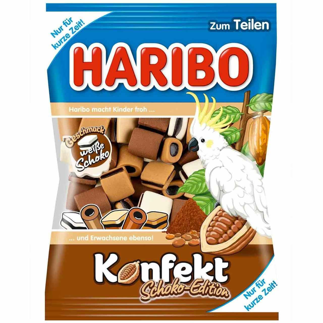 Желейні цукерки з лакрицею Haribo Konfekt Schoko Edition Німеччина 200г