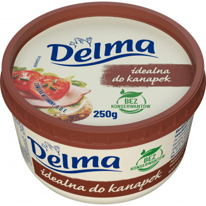 Маргарин БЕЗ КОНСЕРВАТІВ Delma Extra 39% 250 г Польща