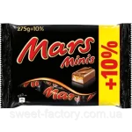 Цукерки шоколадні Snickers Minis 170 р Великобританія