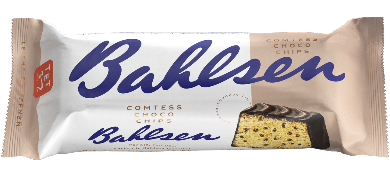 Бісквітний торт "Графиня Шоколадні Чіпси" Bahlsen Comtess Choco Chips 350г Німеччина
