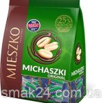 Цукерки шоколадні з арахісом Mieszko Michaszki Original 1 кг Польща