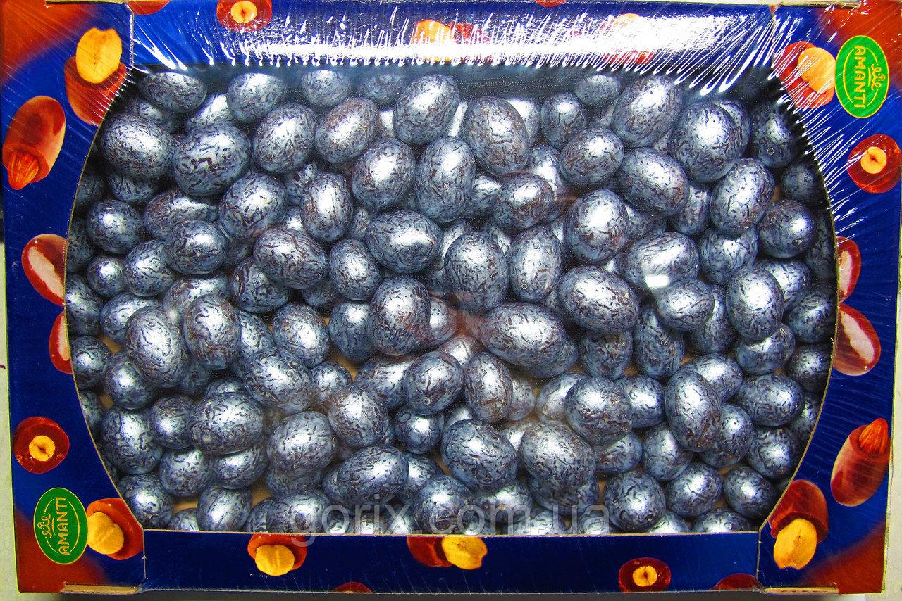 Драже в сріблястій глазурі "Міндаль Silver" Amanti, 1 кг
