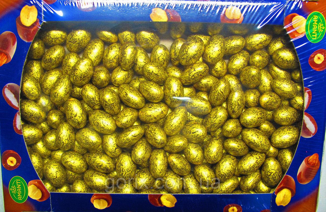 Драже в золотистій глазурі "Міндаль Gold" Amanti, 1 кг