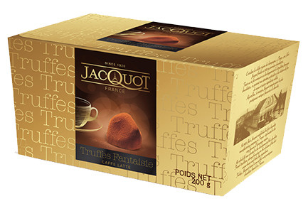 Цукерки Трюфель "Кава Лате" Jacture Fancy Truffles Caffe Latte 200 г Франція