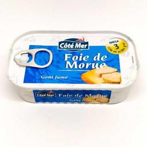 Печінка тріски копчена Cote Mer Foie de Morue Gout fume 120 г Іспанія