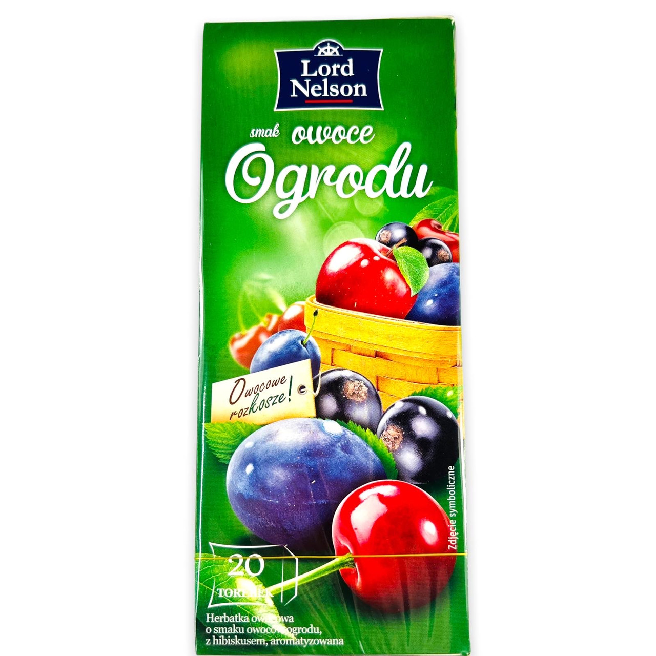 Чай зі смаком Фруктовий Lord Nelson Owoce Ogrodu 20пакет. Польща