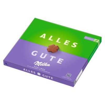 Шоколадні цукерки Праліне з кремом "Все добре" Milka Alles Gute Pralines 110 г Швейцарія