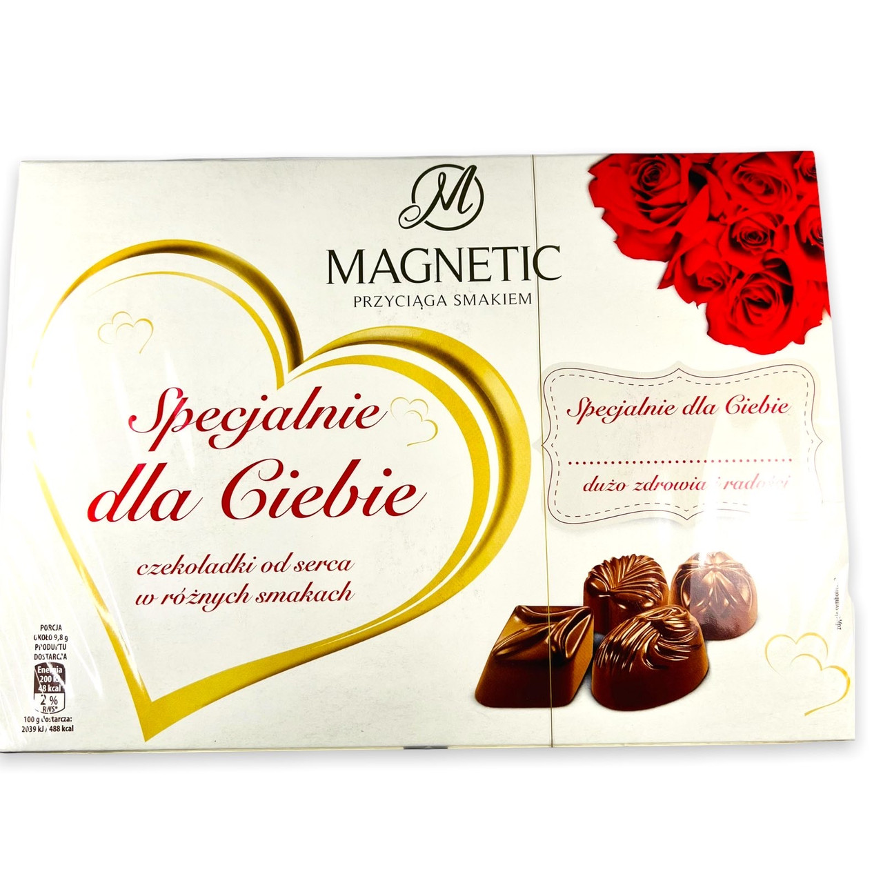 Цукерки шоколадні Праліне 4 смаку Magnetic 157м