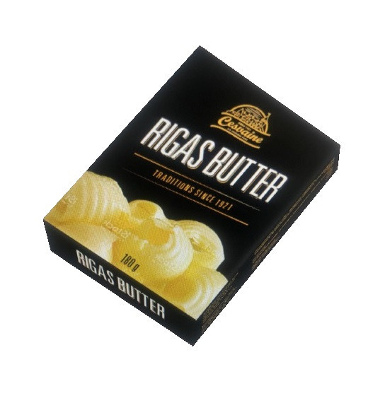 Олія вершкове 82%Традиційна Ризька Cesvaine Rigas Butter 180 г Латвія