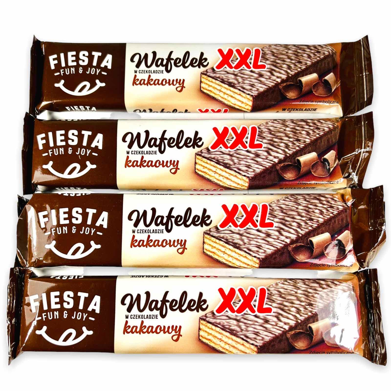 Вафлі в шоколаді з шоколадною начинкою Fiesta Deserowa XXL 50 г