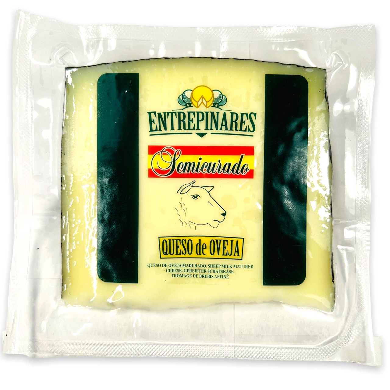 Сир із овечого молока Entrepinares Semicurado. Queso de Oveja 150 г Іспанія