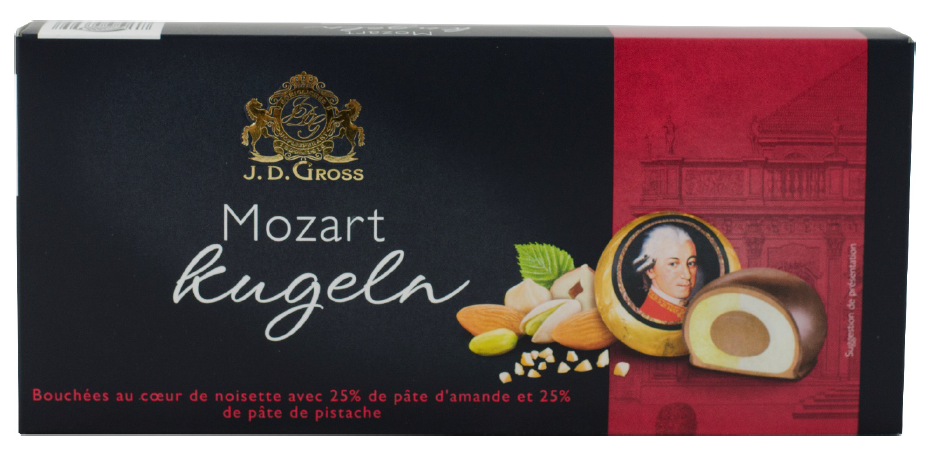 Цукерки марципанові з фісташкою J.D. GROSS MOZART Німеччина 200 г