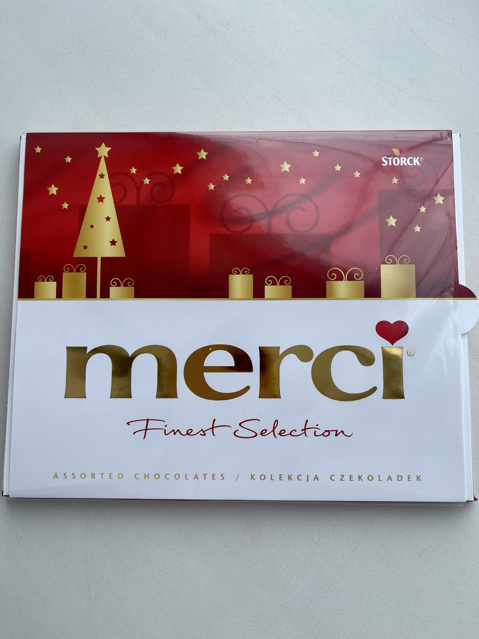 Шоколад Асорті (8 смаків) Storck Merci Finest Selection 250 г Німеччина