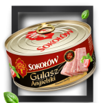 Гуляш свинячий Преміумкласу SOKOLOW Gulasz Angielski Wieprzowy Premium 300 г Польща