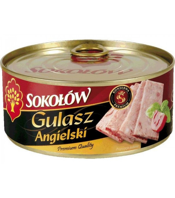 Гуляш свинячий Преміумкласу SOKOLOW Gulasz Angielski Wieprzowy Premium 300 г Польща