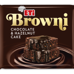 Шоколадно-горіховий торт Брауні, ETI BROWNI Czekolate&Hazelnut 200 г