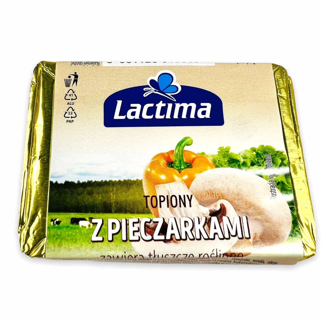 Сир плавлений із шампіньйонами Lactima z Pieczarkami 100 г Польща