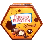 Шоколадні цукерки FERRERO Küsschen Classic 178 г Німеччина