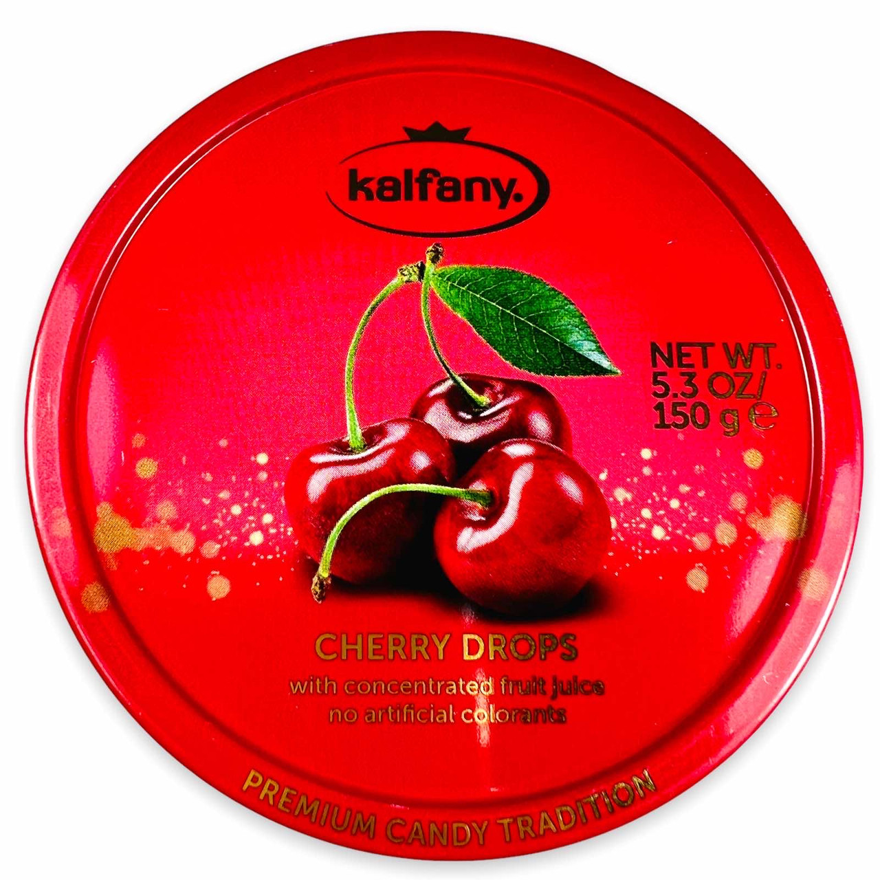 Льодяники (конфети) Вишня Kalfany Kirsch Drops 150г