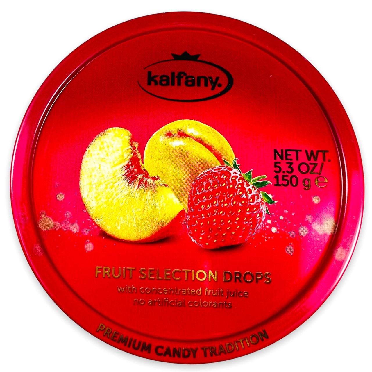 Льодяники (конфети) Фруктовий мікс Kalfany Fruchte Drops 150 г