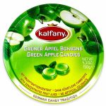 Льодяники (конфети) Зелене яблуко Kalfany Green Apple Drops 150 г