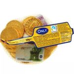 Шоколад молочний Euro Монети з банкнотами Only Milchschokolade Австрія 100 г