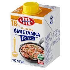 Вершки 18% Mlekovita Kulinarna smietanka 500 мл Польща