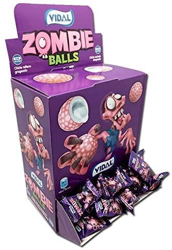Жувальні гумки БЕЗ ГЛЮТЕНА Зомбі Болс Vidal Zombie Balls (200шт х 5 г) Іспанія