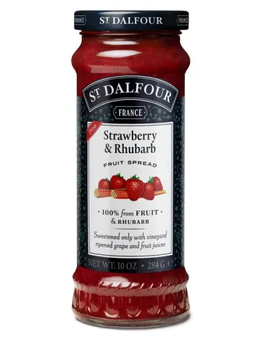 Джем Преміальний Полуниця та Ревінь St. Dalfour Truskawka i Rabarbar 284г Франція