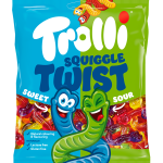 Желейні цукерки кислі Без лактози, без глютену "Волонистий поворот" Trolli Squiggle Twist Sauer Німеччина 175 г