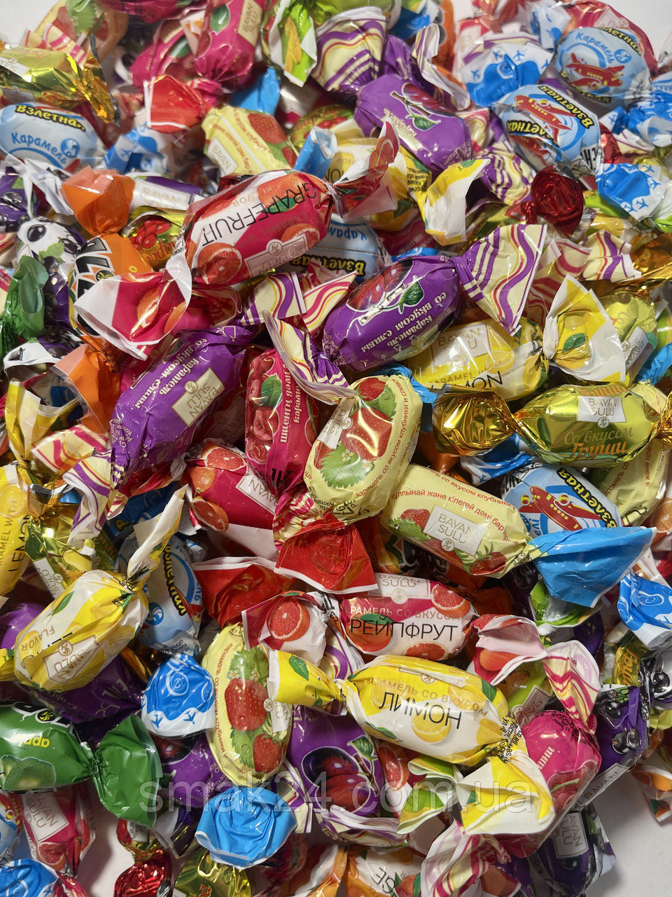 Мінікарамель Фруктова 8 Смаків Bayan Sulu BS Fruit 500 г