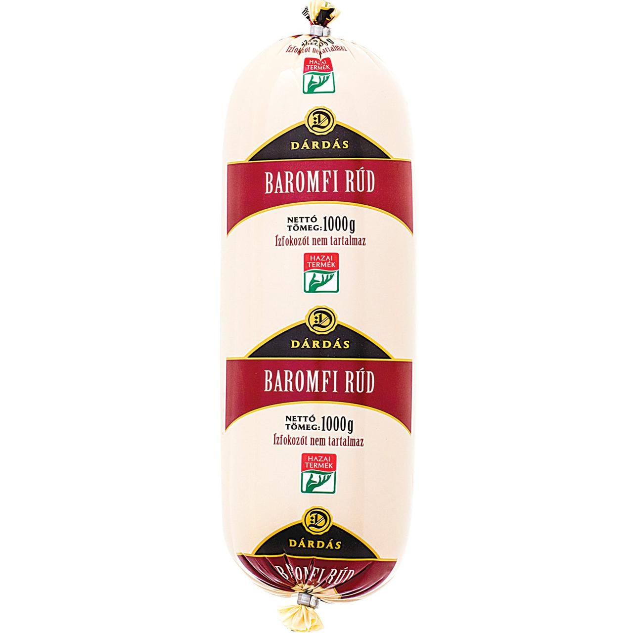 Колбаса куряча БЕЗ КОНСЕРВАНІВ Baromfi Rud 1кг Угорщина