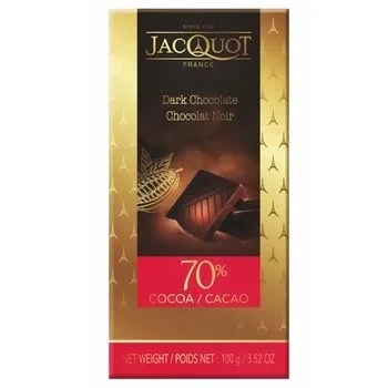 Шоколад чорний 70% какао Jacturec Dark Chocolate 100 г Франція