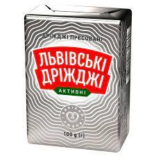 Дріжджі Львівські пресовані 100 г