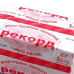 Дріжджі Рекорд пресовані 1кг