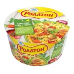 Локшина яєчна швидкого приготування зі смаком курки Rollton 75 г (склянка)