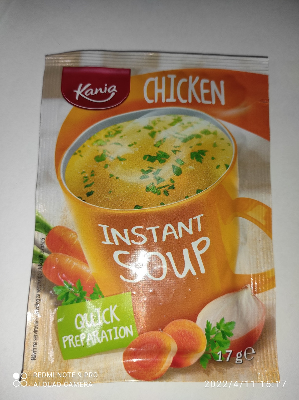 Бульйон курячий "Гір'ячий кухоль" Kania 17 г Нідерланди