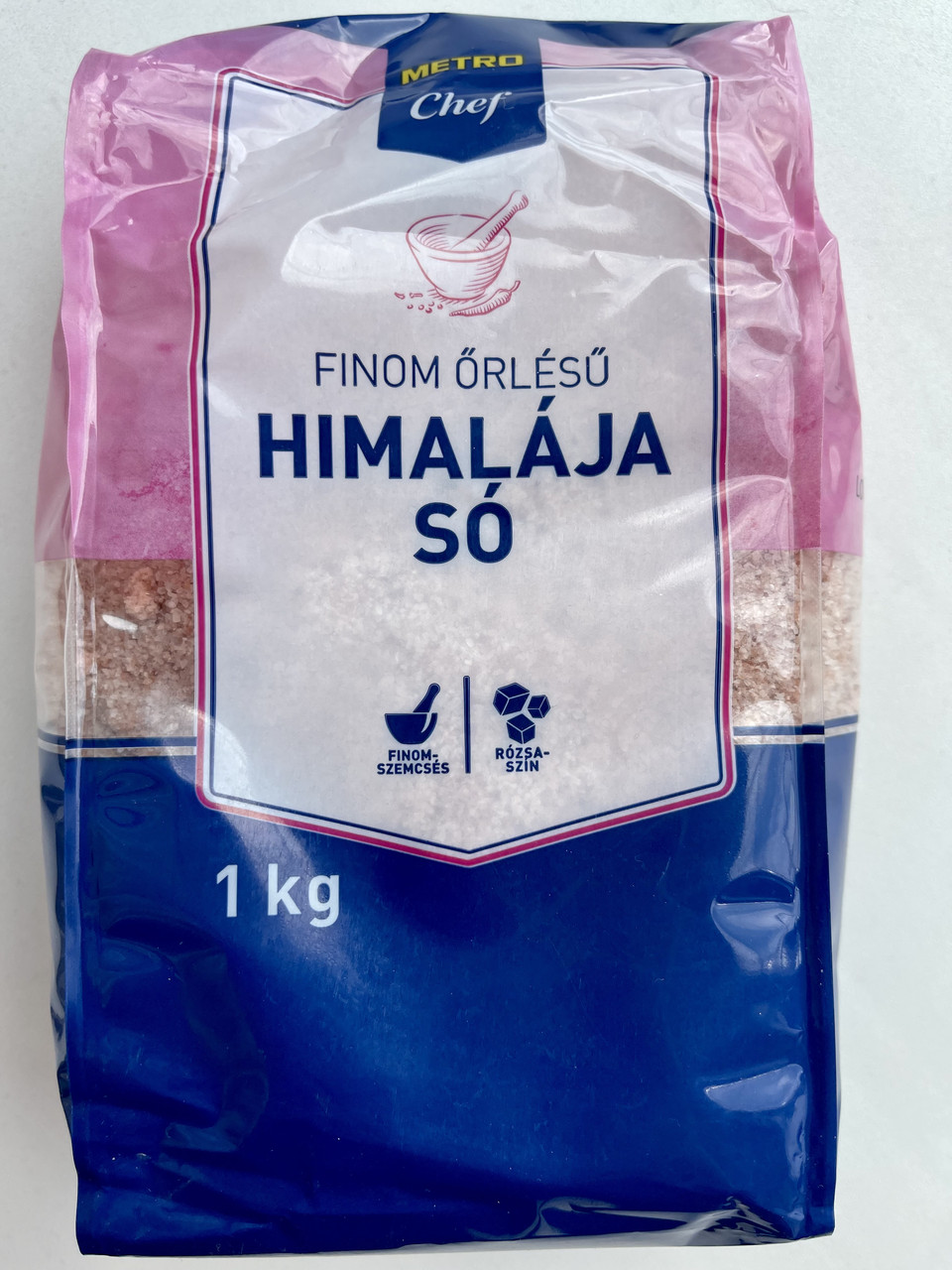 Гімалайська рожева сіль дрібна Chef Himalaja 1кг