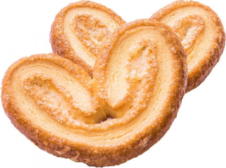 Печиво листкове "Вушка цукрові" 1 кг Україна